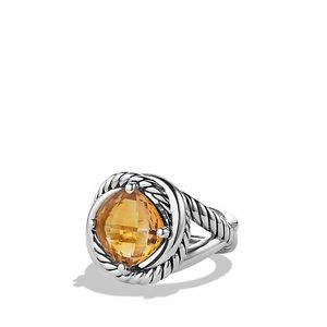 Gorgeous David Yurman Infinity Citrine Ring 6.25
